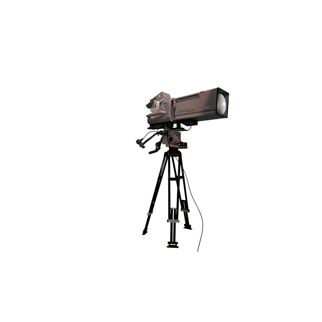 Canon Digi Super 86II xs 3D Model – Hyper-Realistic Video Camera, Blender