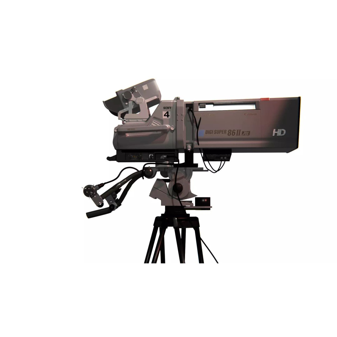 Canon Digi Super 86II xs 3D Model – Hyper-Realistic Video Camera, Blender - View 2