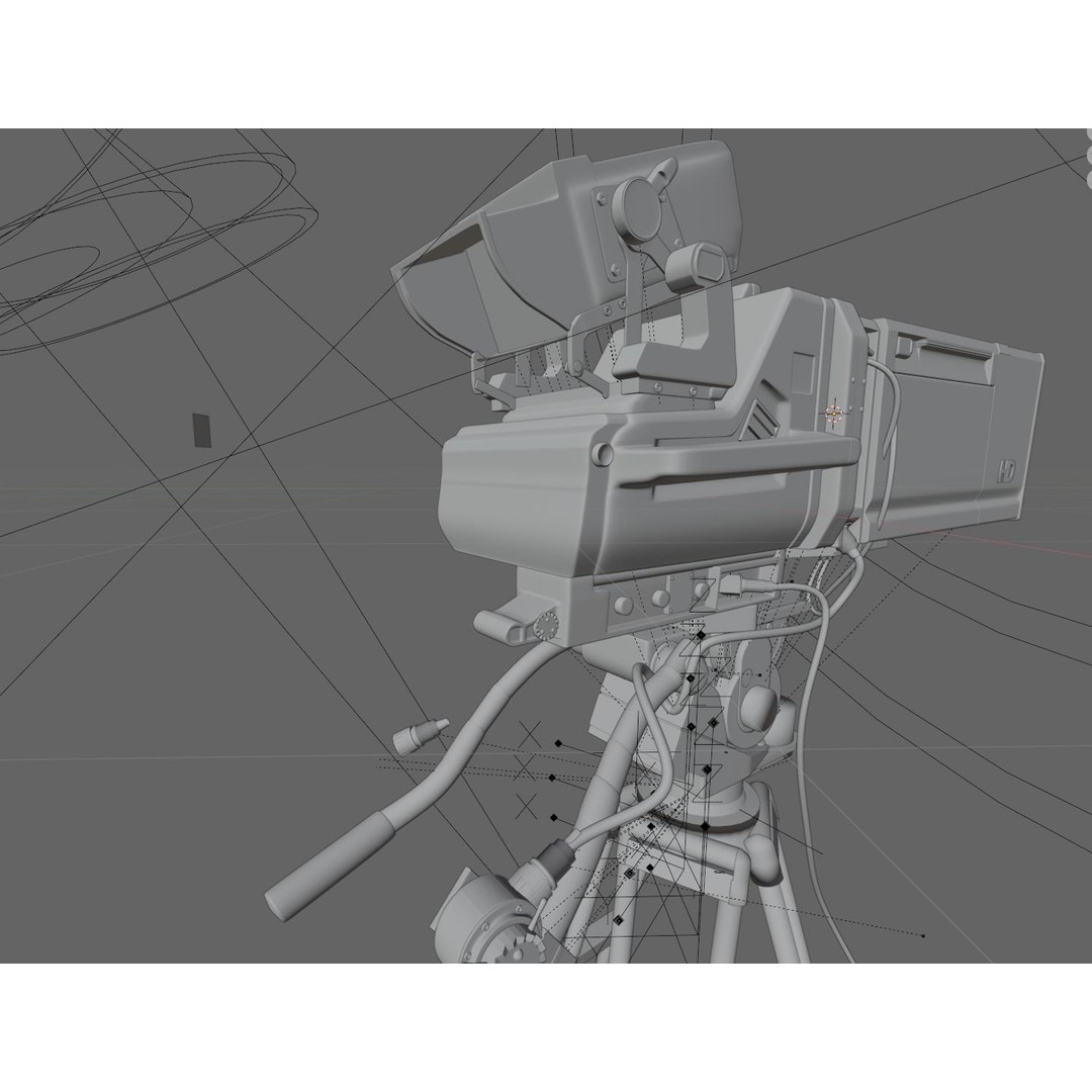 Canon Digi Super 86II xs 3D Model – Hyper-Realistic Video Camera, Blender - View 5