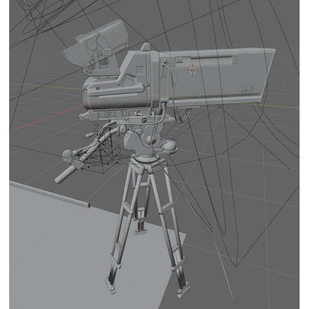Canon Digi Super 86II xs 3D Model – Hyper-Realistic Video Camera, Blender - View 6