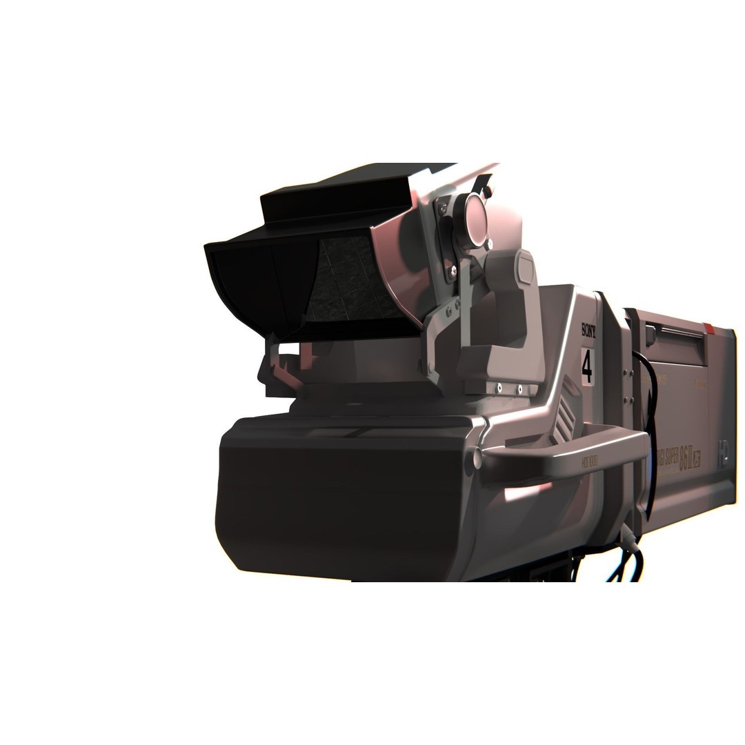 Canon Digi Super 86II xs 3D Model – Hyper-Realistic Video Camera, Blender - View 7