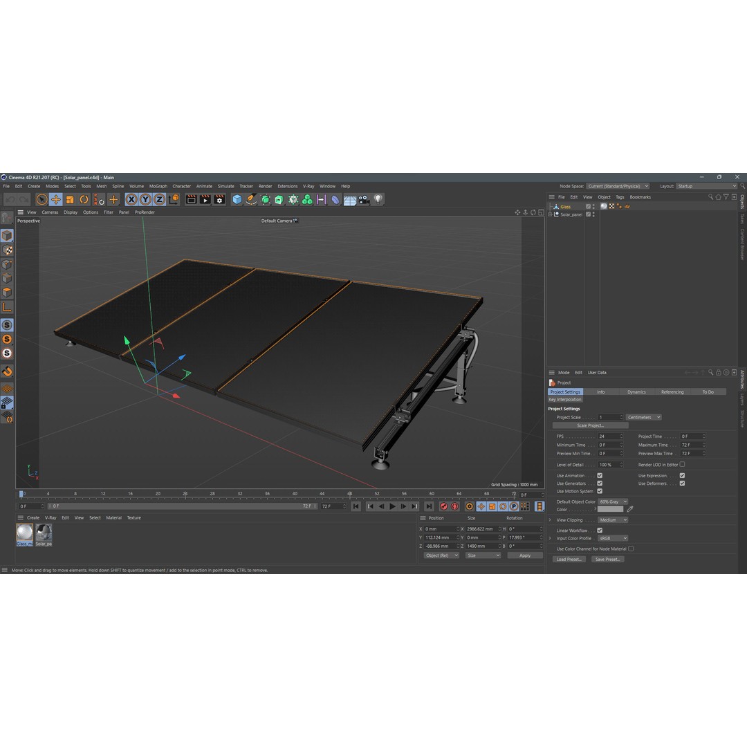 Solar Panel 3D Model – Low Poly Game Ready Asset, PBR Textures - View 13