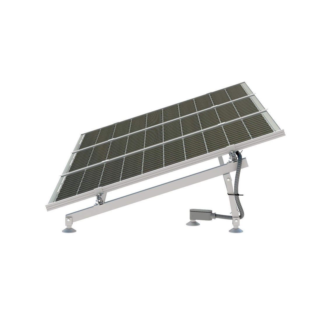 Solar Panel 3D Model – Low Poly Game Ready Asset, PBR Textures - View 5