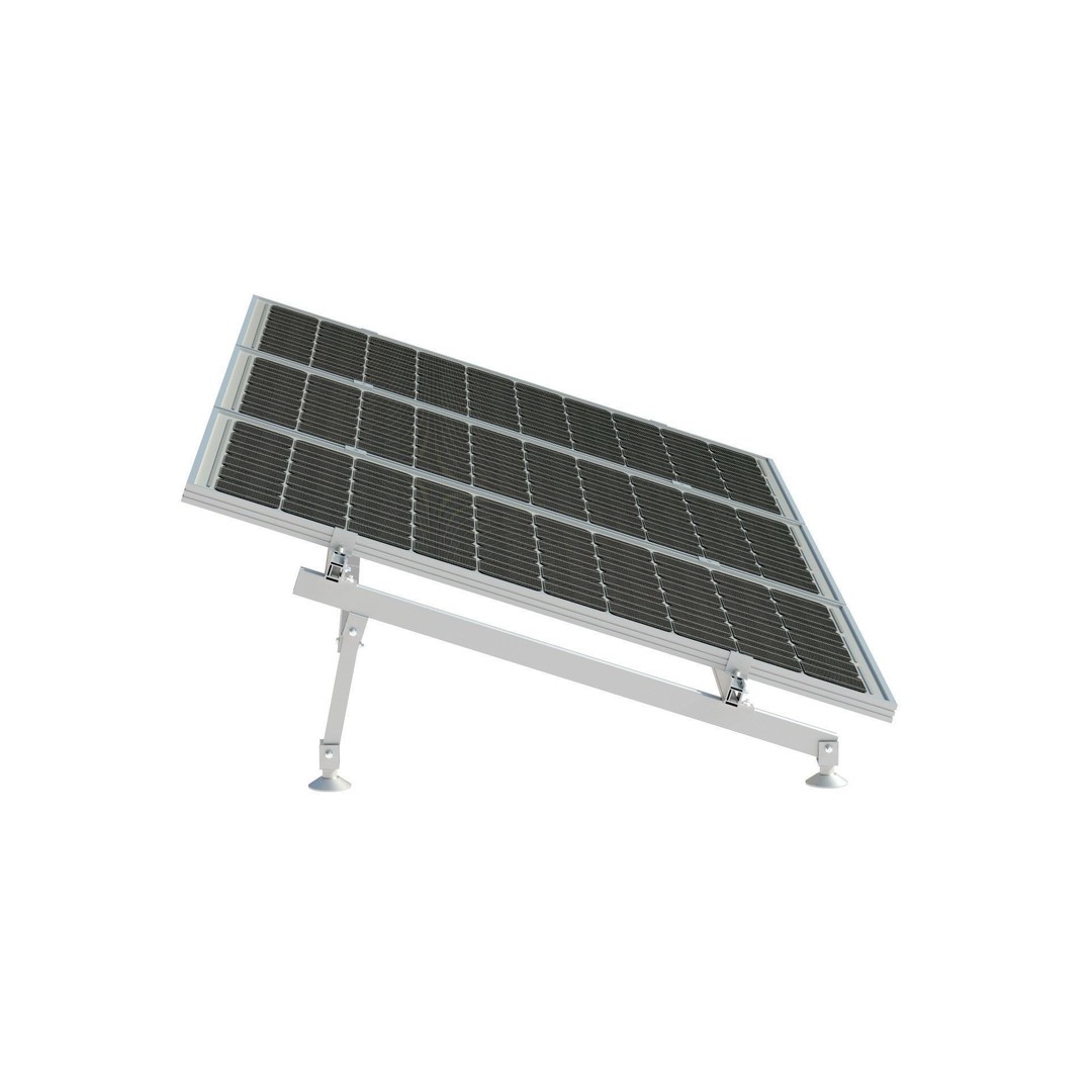 Solar Panel 3D Model – Low Poly Game Ready Asset, PBR Textures - View 7