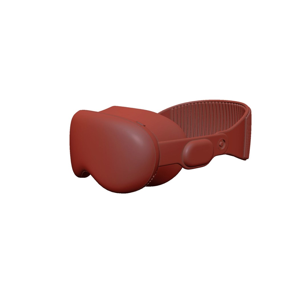 Apple Vision Pro 3D Model – PBR Low Poly Game Asset, FBX & OBJ - View 23