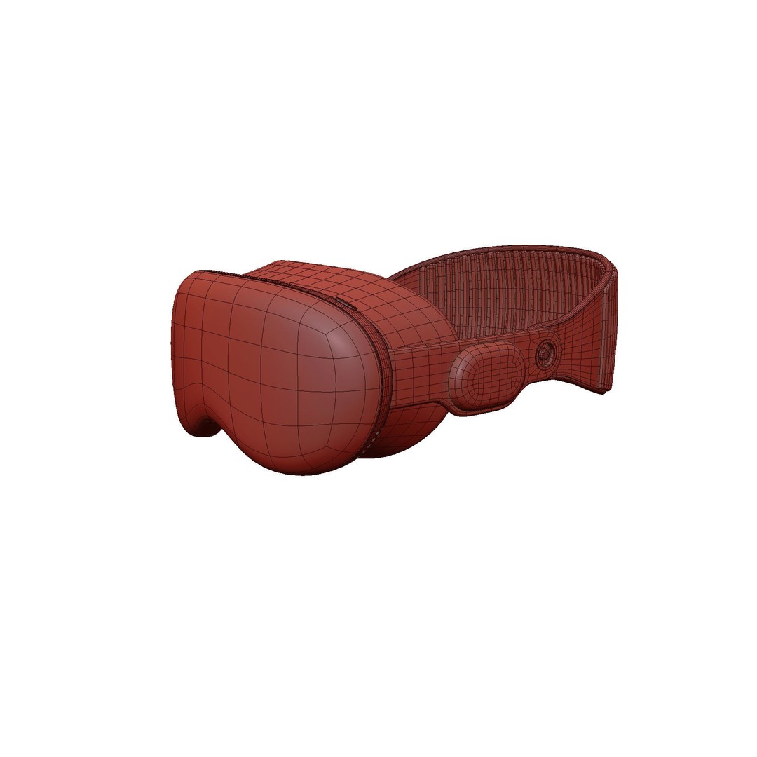Apple Vision Pro 3D Model – PBR Low Poly Game Asset, FBX & OBJ - View 24