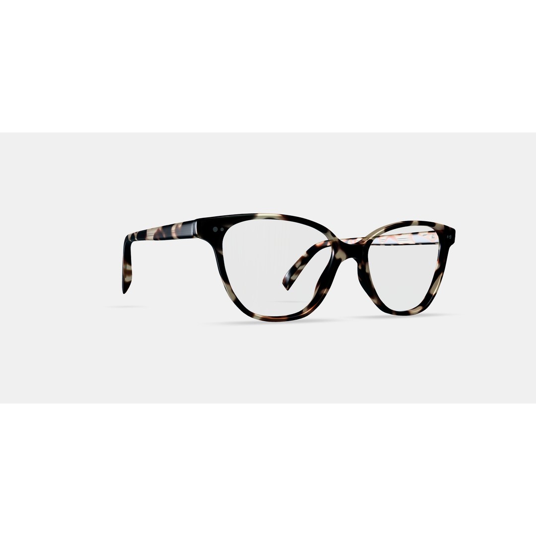 Lydell Eyeglasses 3D Model – Truffle Tortoise PBR Asset, FBX & OBJ - View 10