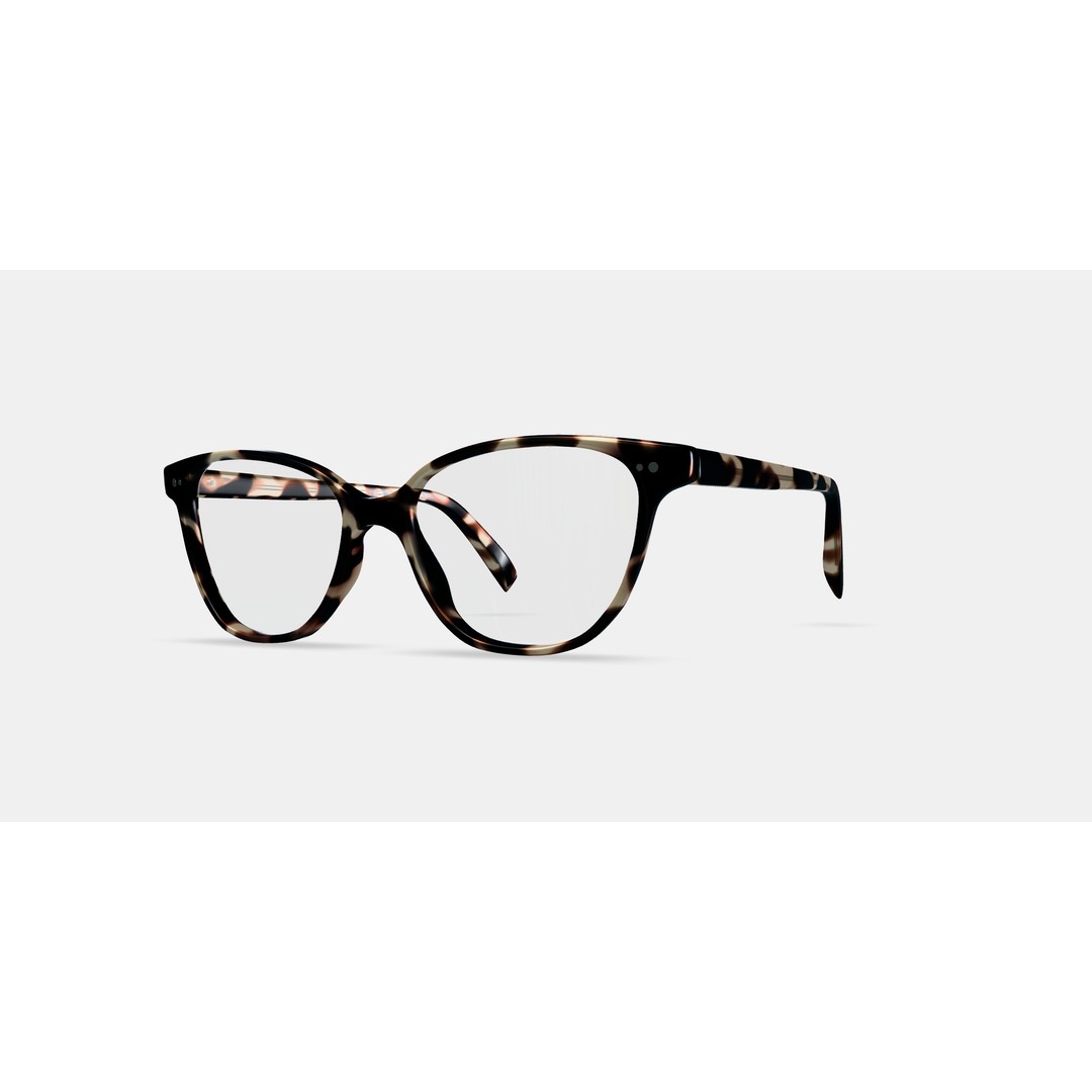 Lydell Eyeglasses 3D Model – Truffle Tortoise PBR Asset, FBX & OBJ - View 14