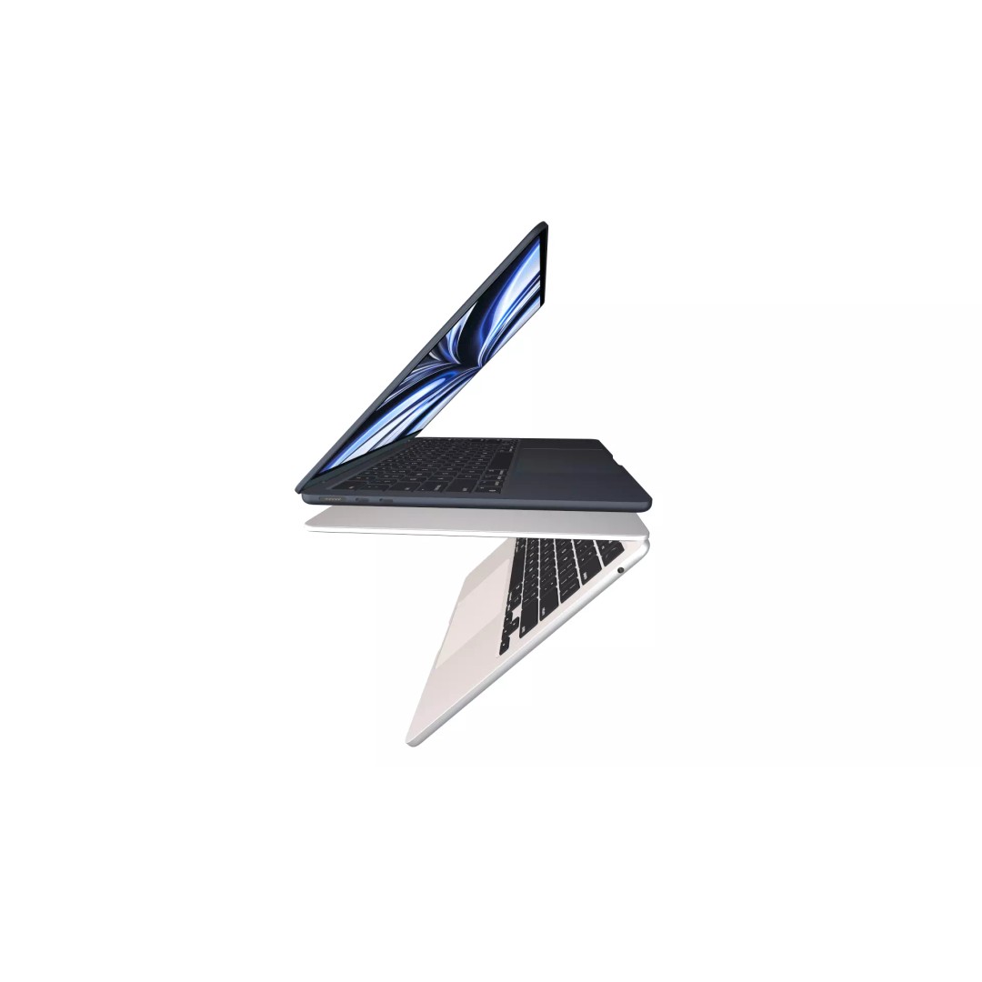 Macbook Air M3 3D Model – High-Quality Laptop Asset, E3D, C4D, OBJ - View 2