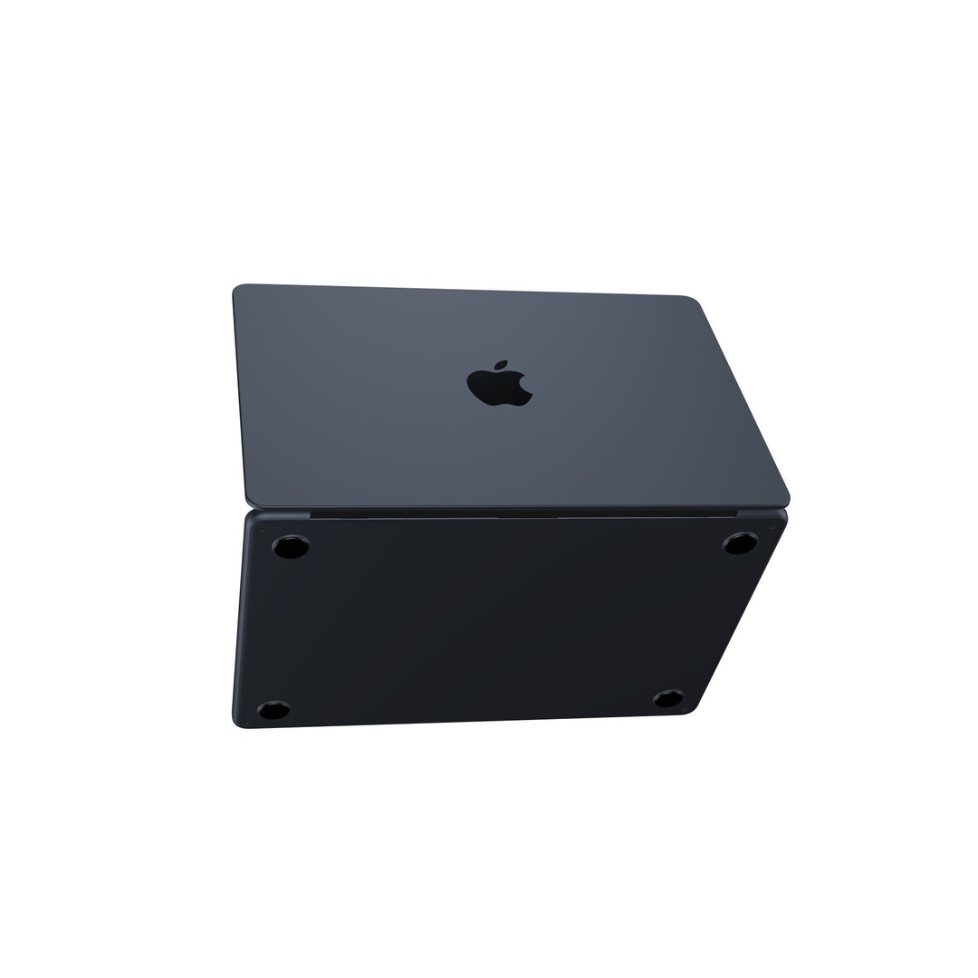 Macbook Air M3 3D Model – High-Quality Laptop Asset, E3D, C4D, OBJ - View 23