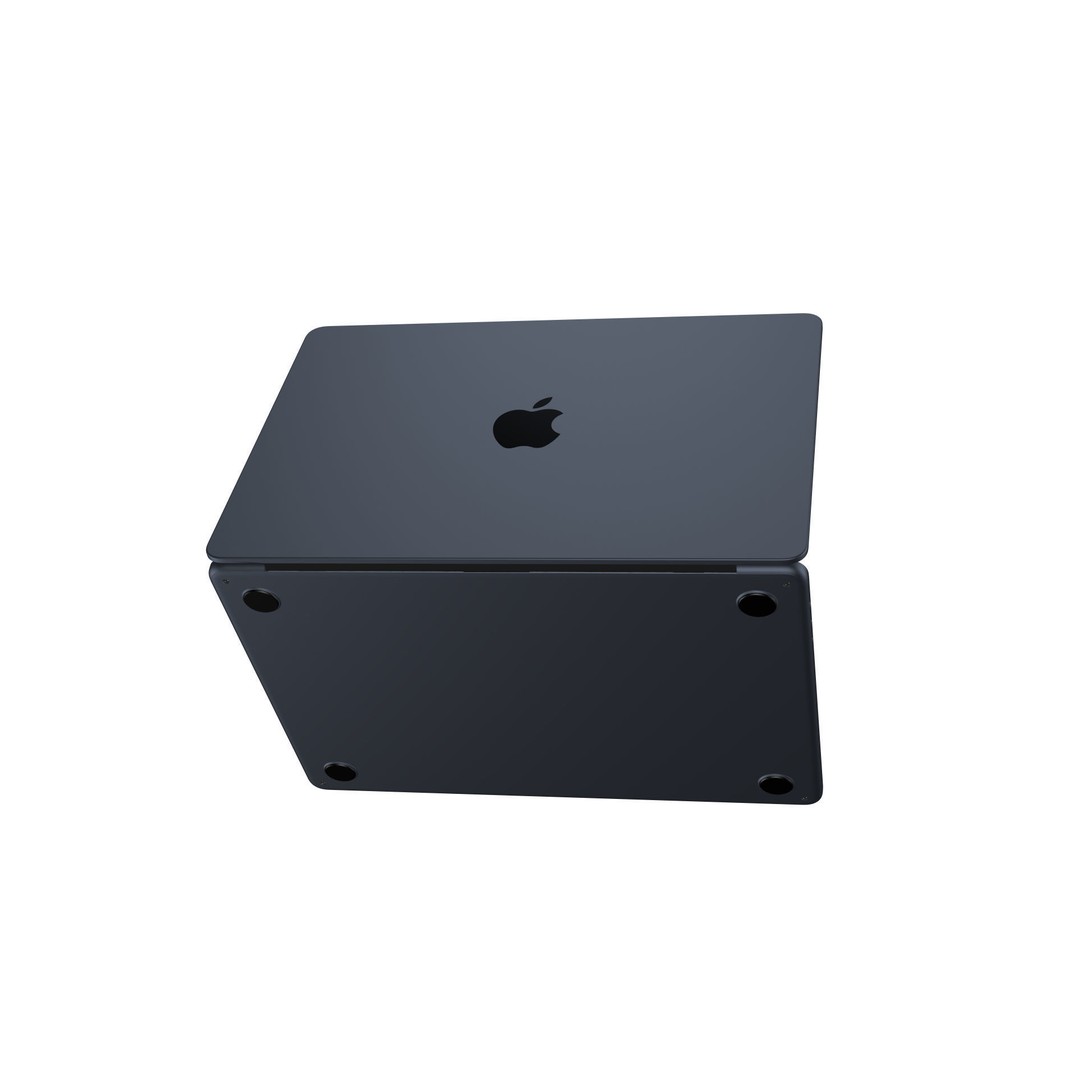 Macbook Air M3 3D Model – High-Quality Laptop Asset, E3D, C4D, OBJ - View 25