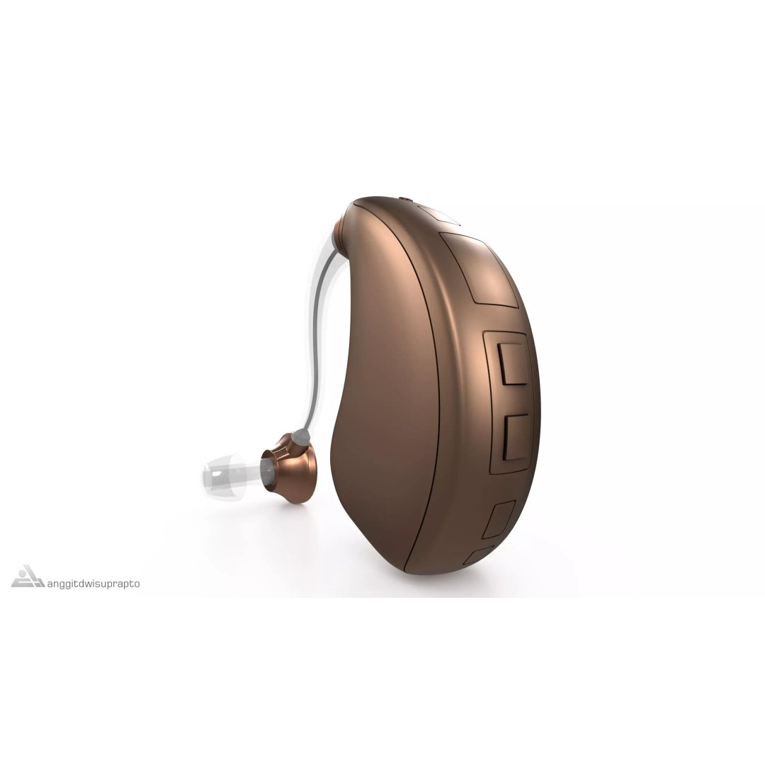 Hearing Aid 3D Model – Realistic Metallic Design, PBR Textures - View 2