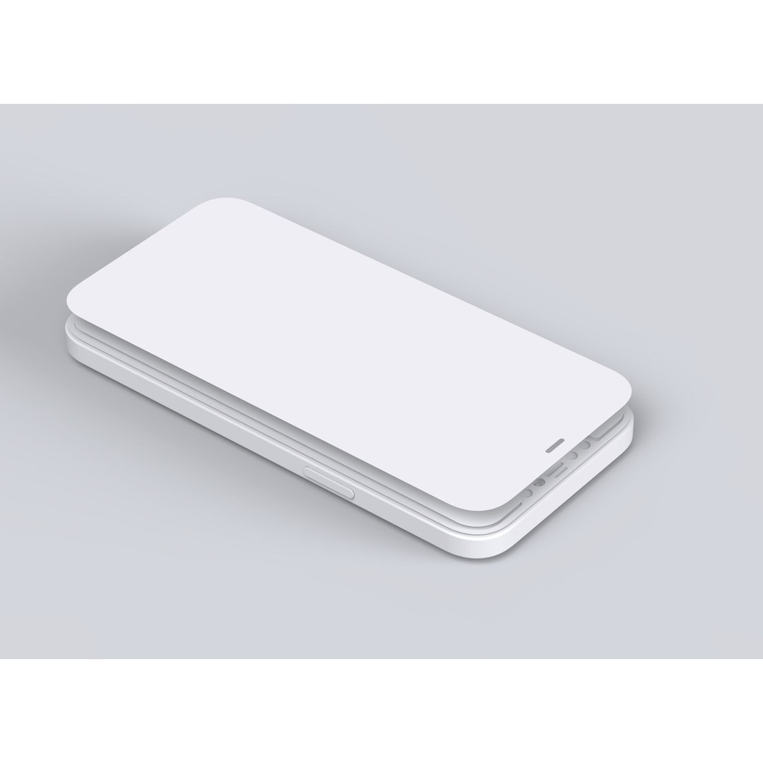 Apple iPhone 12 Pro Max 3D Model – High-Quality Mobile Phone, FBX, OBJ - View 13