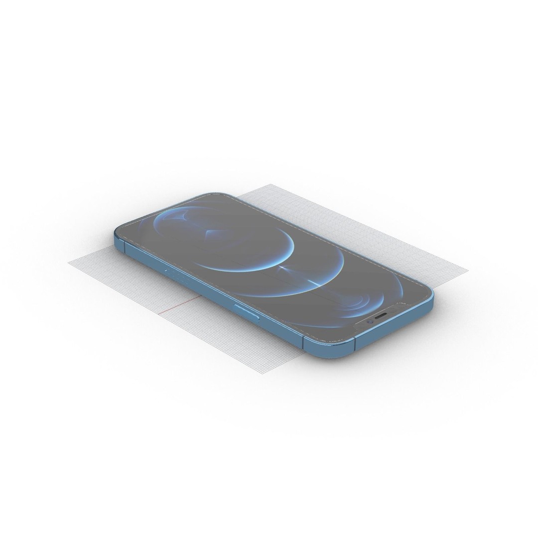Apple iPhone 12 Pro Max 3D Model – High-Quality Mobile Phone, FBX, OBJ - View 20