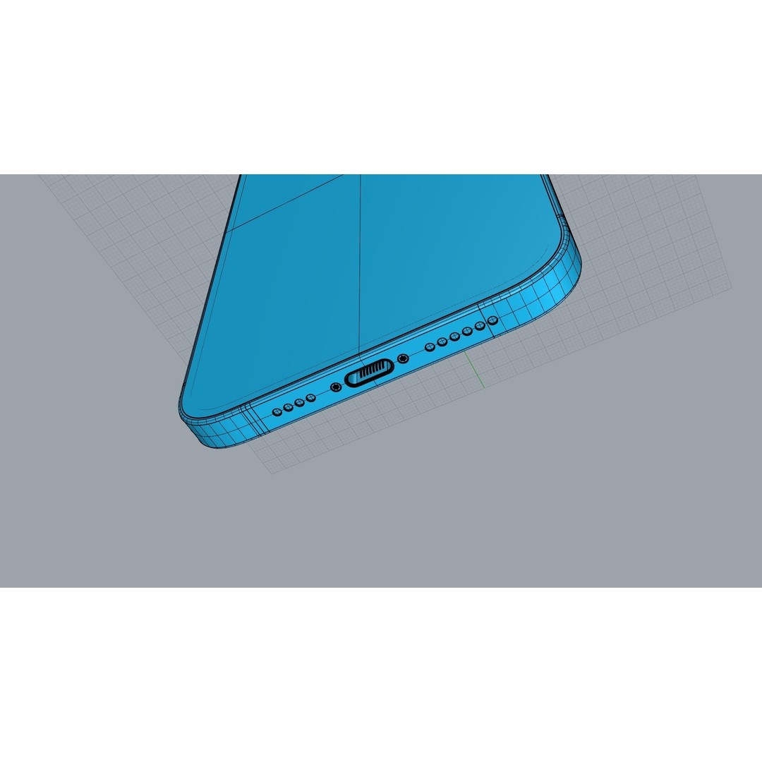 Apple iPhone 12 Pro Max 3D Model – High-Quality Mobile Phone, FBX, OBJ - View 23