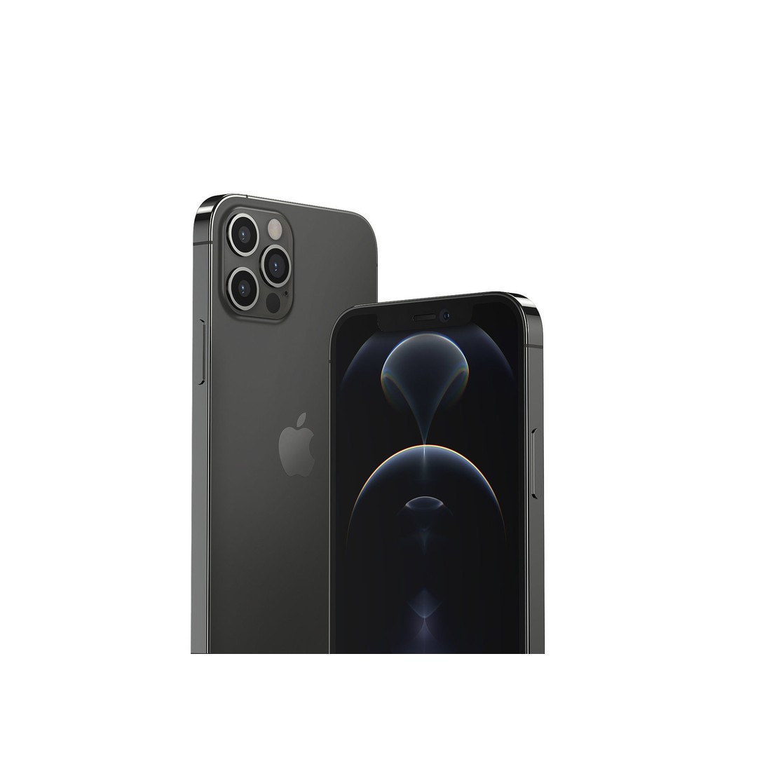 Apple iPhone 12 Pro Max 3D Model – High-Quality Mobile Phone, FBX, OBJ - View 5