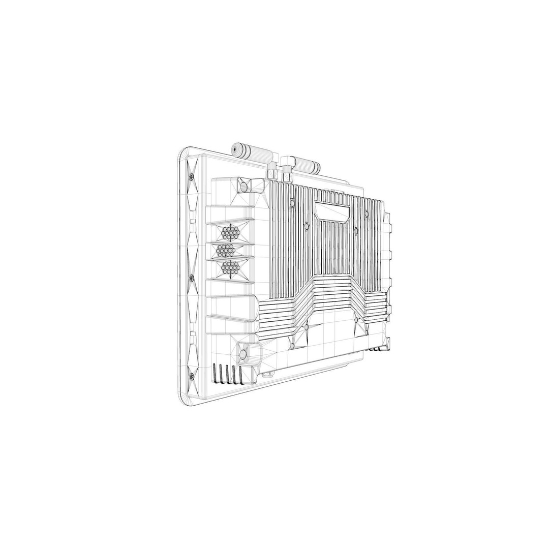 Industrial Touch Screen 3D Model – High Poly Display for Electronics