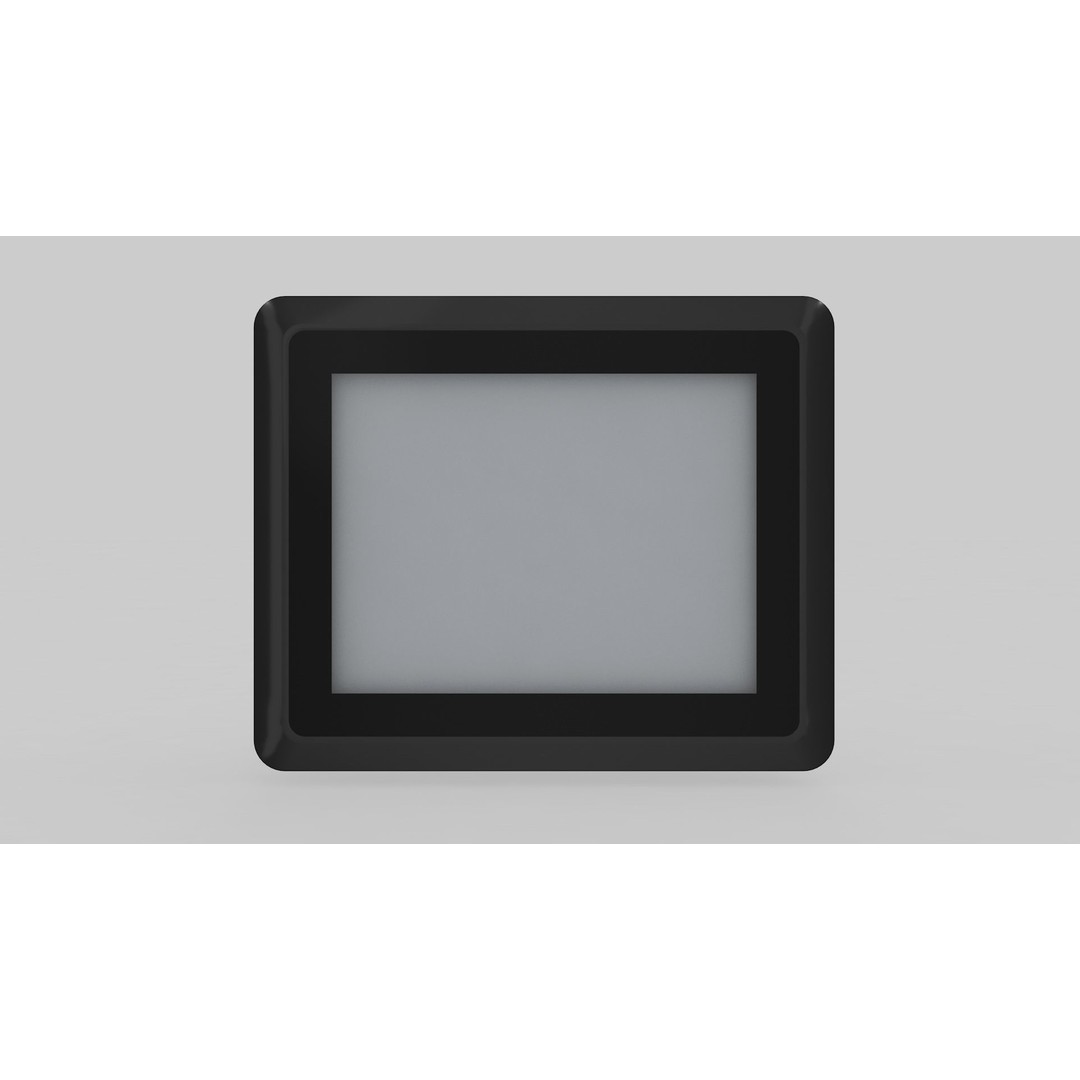 Industrial Touch Screen 3D Model – High Poly Display for Electronics - View 13