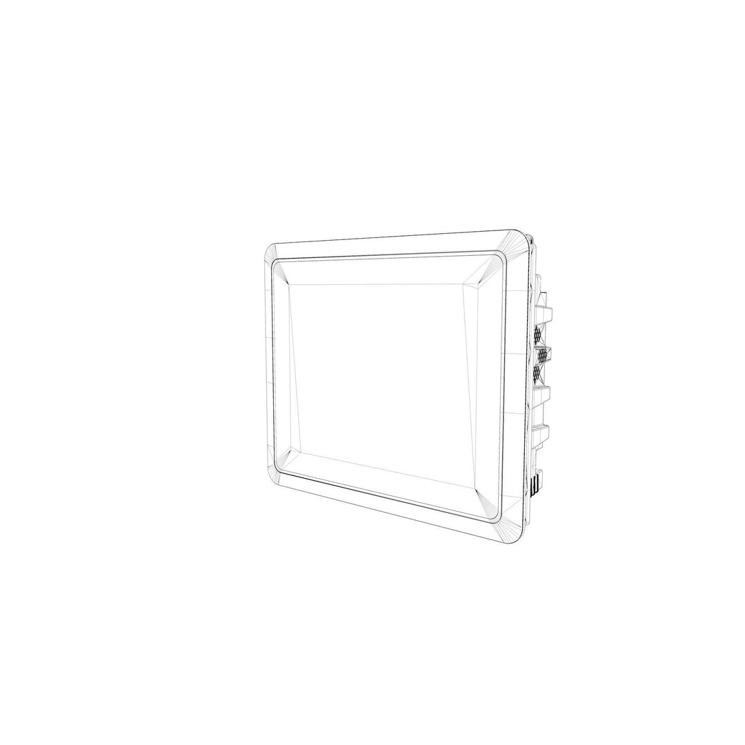 Industrial Touch Screen 3D Model – High Poly Display for Electronics - View 14