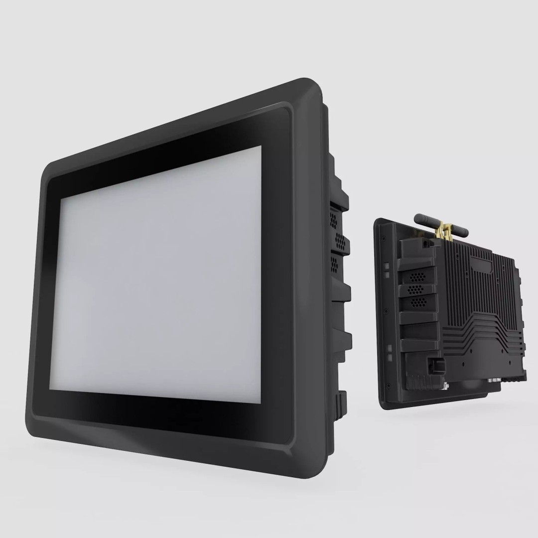 Industrial Touch Screen 3D Model – High Poly Display for Electronics - View 2