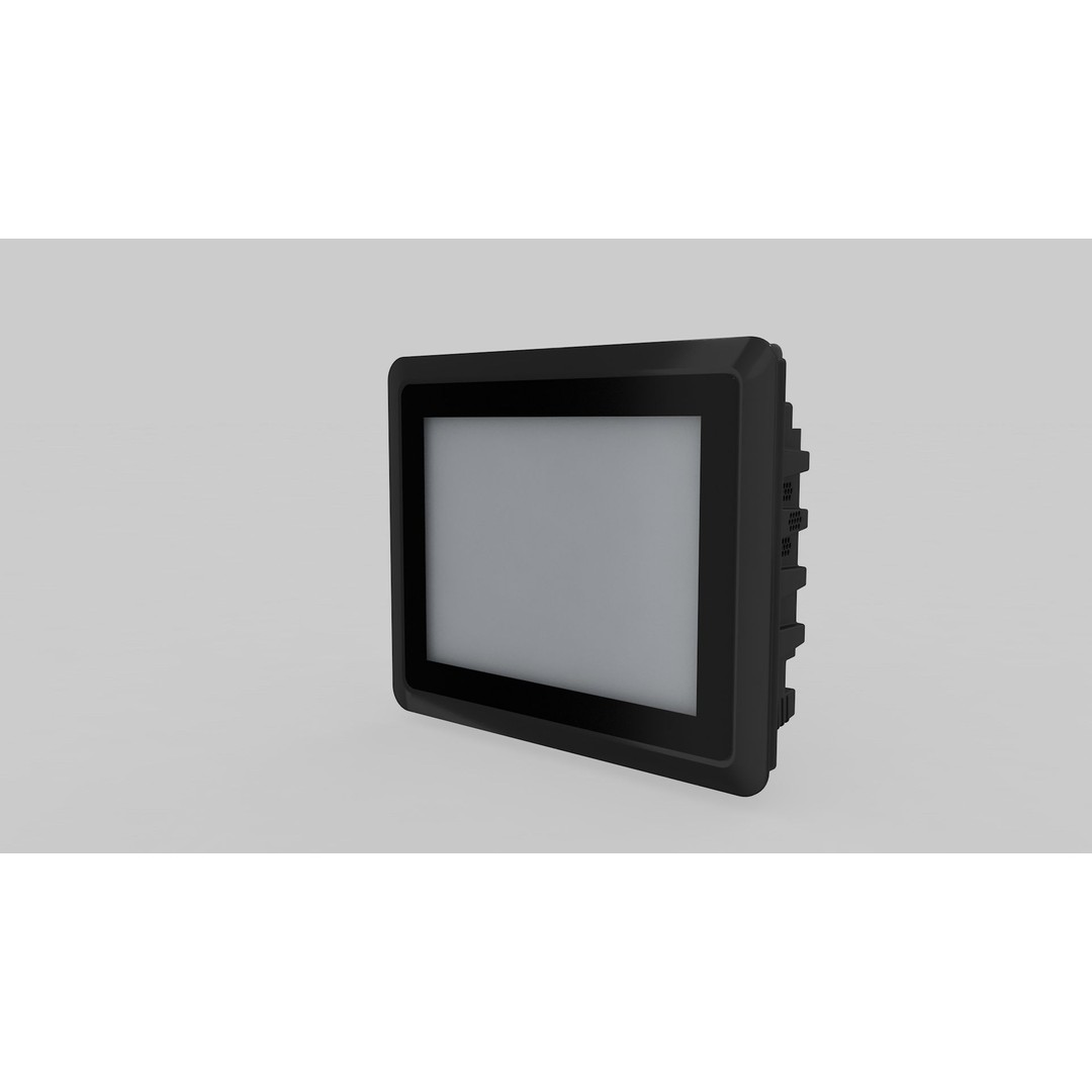 Industrial Touch Screen 3D Model – High Poly Display for Electronics - View 3