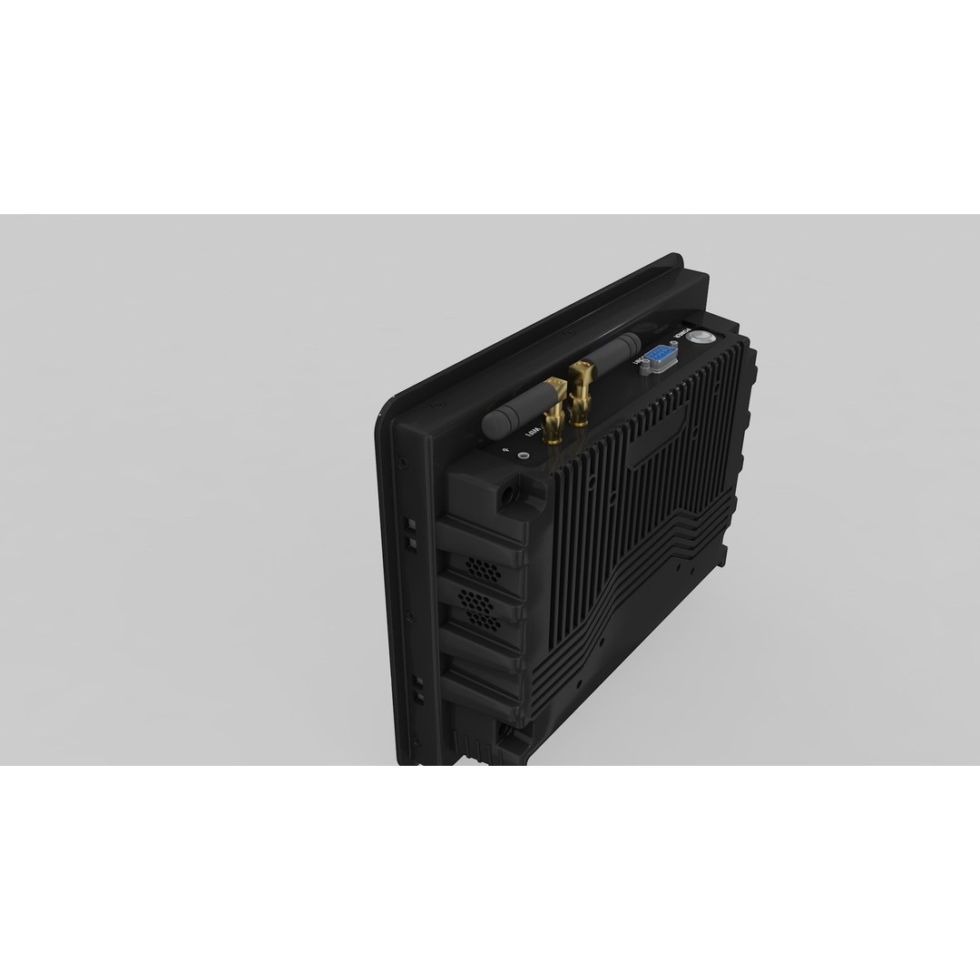 Industrial Touch Screen 3D Model – High Poly Display for Electronics - View 4