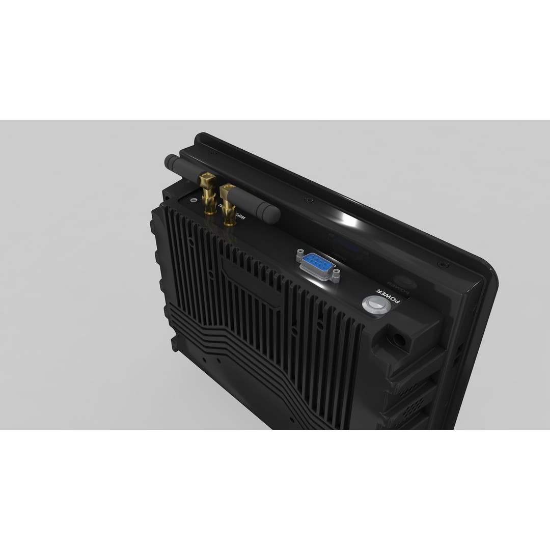 Industrial Touch Screen 3D Model – High Poly Display for Electronics - View 5