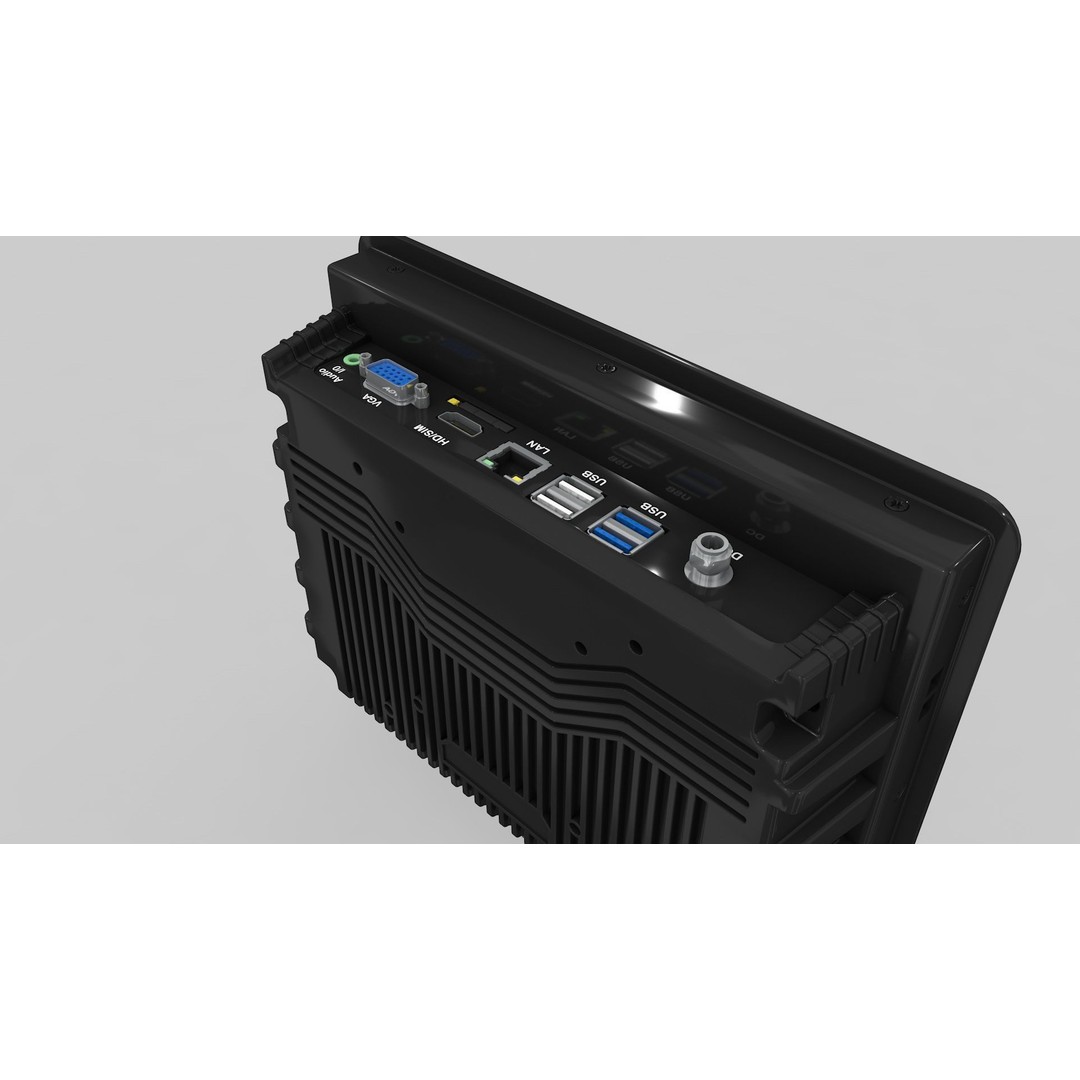 Industrial Touch Screen 3D Model – High Poly Display for Electronics - View 7