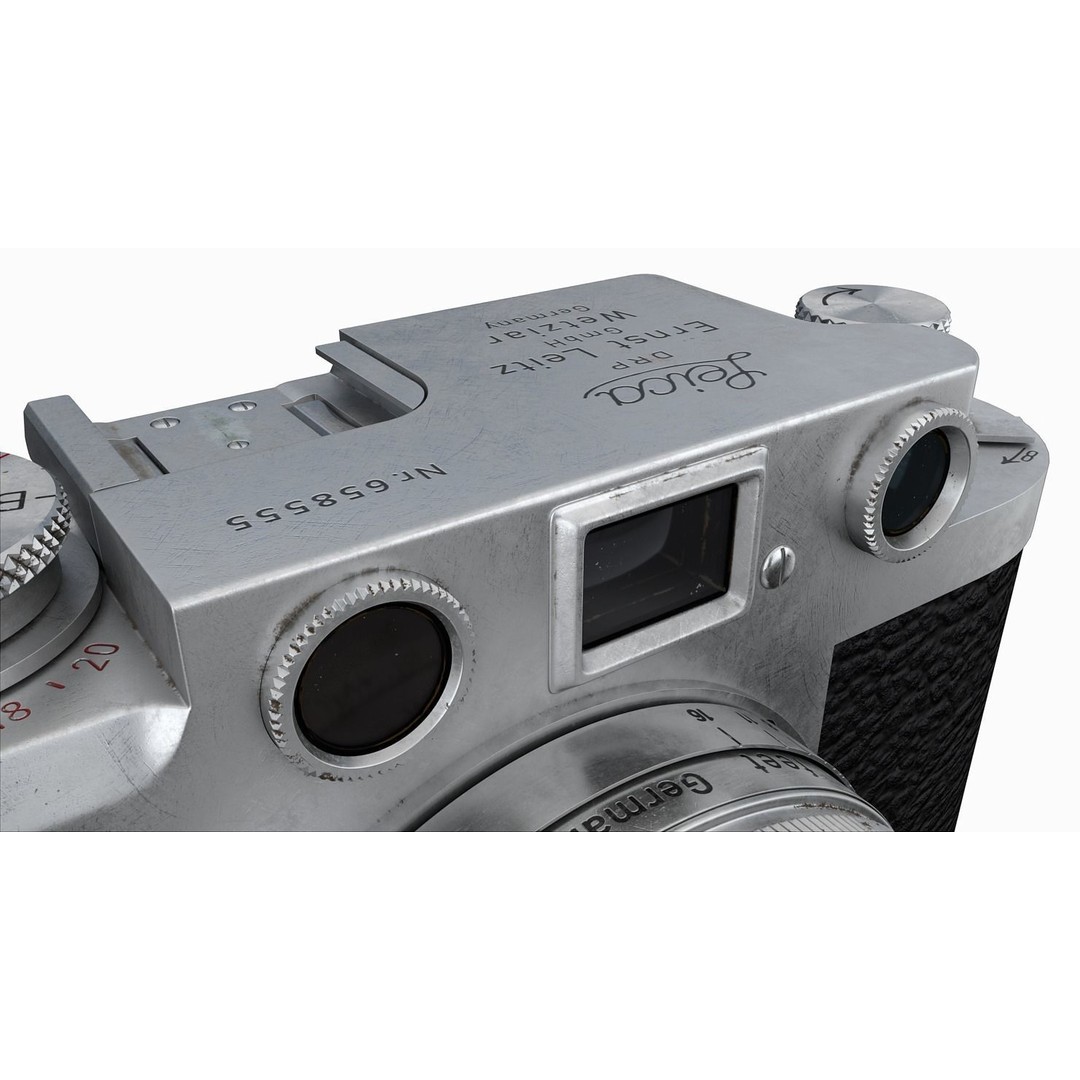 Leica III 3D Model – High Poly Vintage Camera with PBR Textures - View 13
