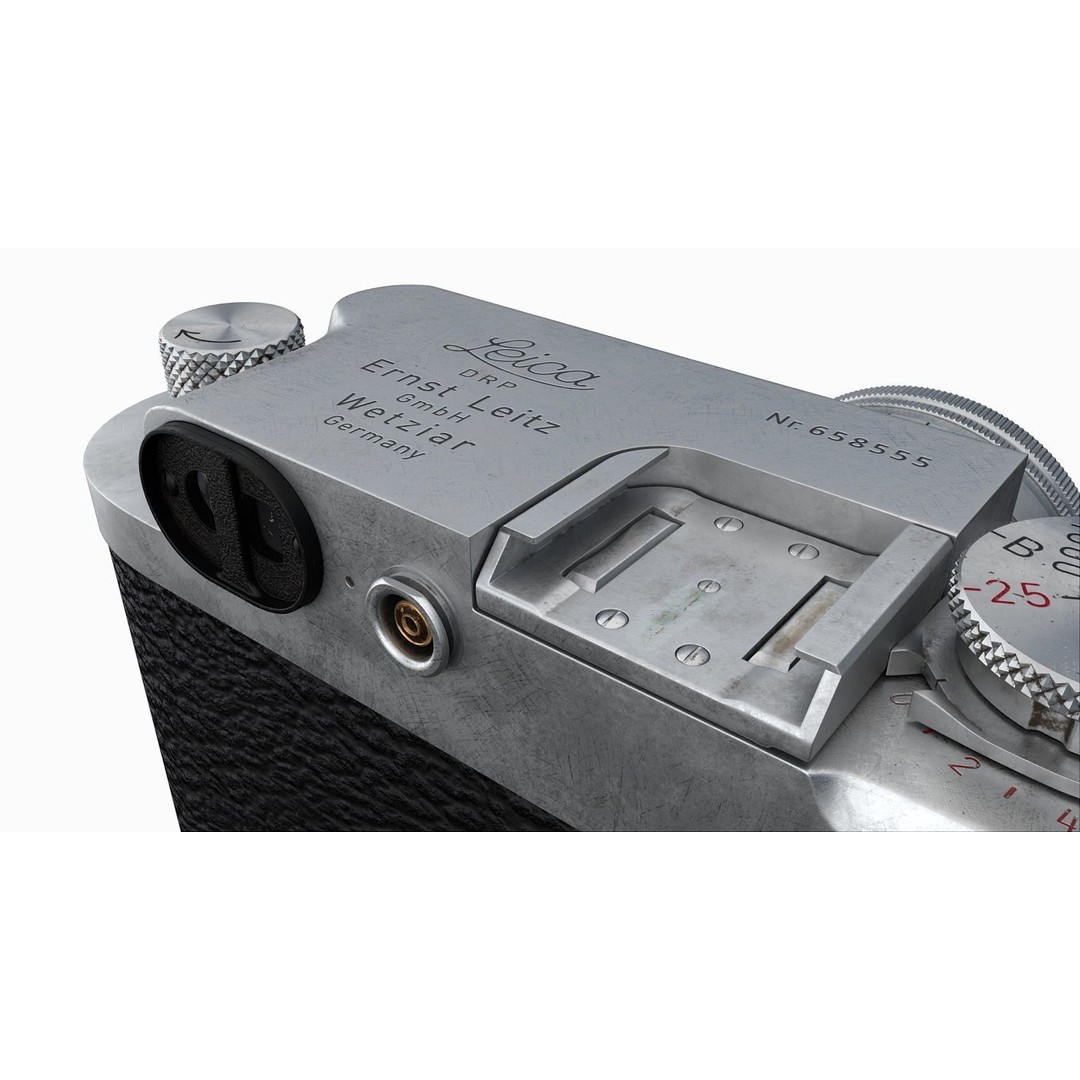 Leica III 3D Model – High Poly Vintage Camera with PBR Textures - View 14