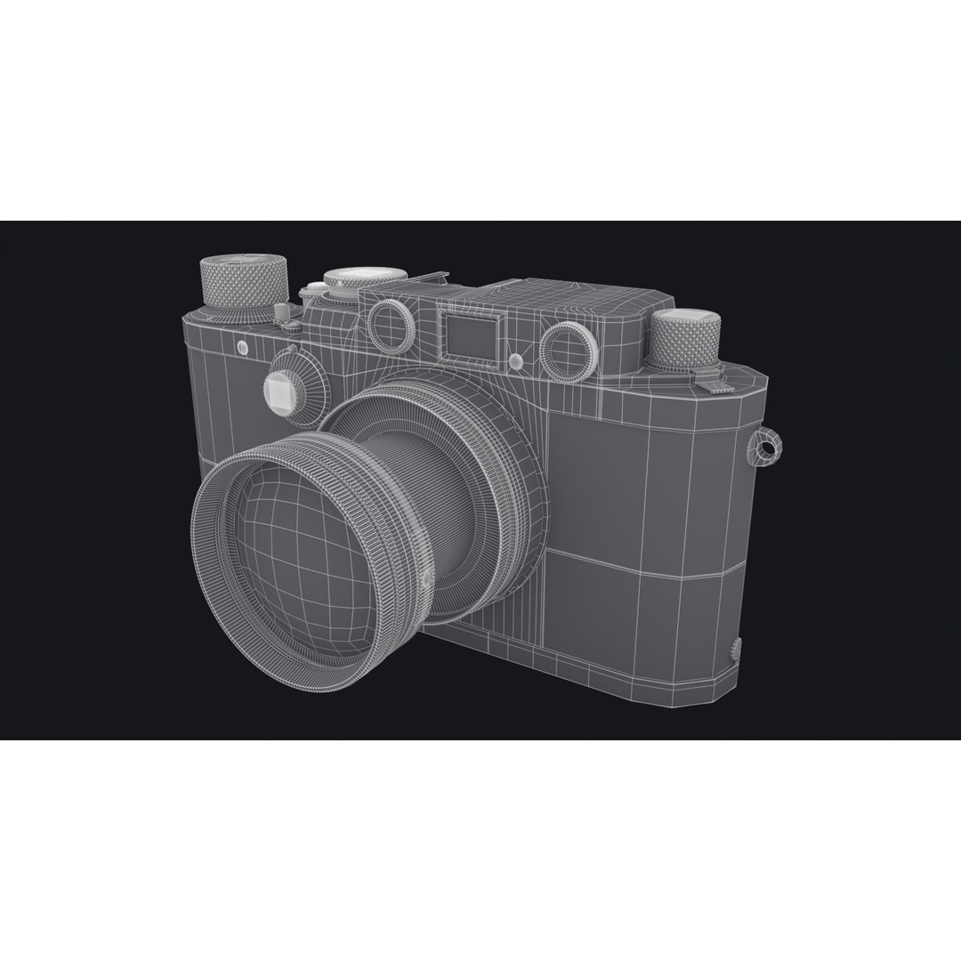 Leica III 3D Model – High Poly Vintage Camera with PBR Textures - View 19
