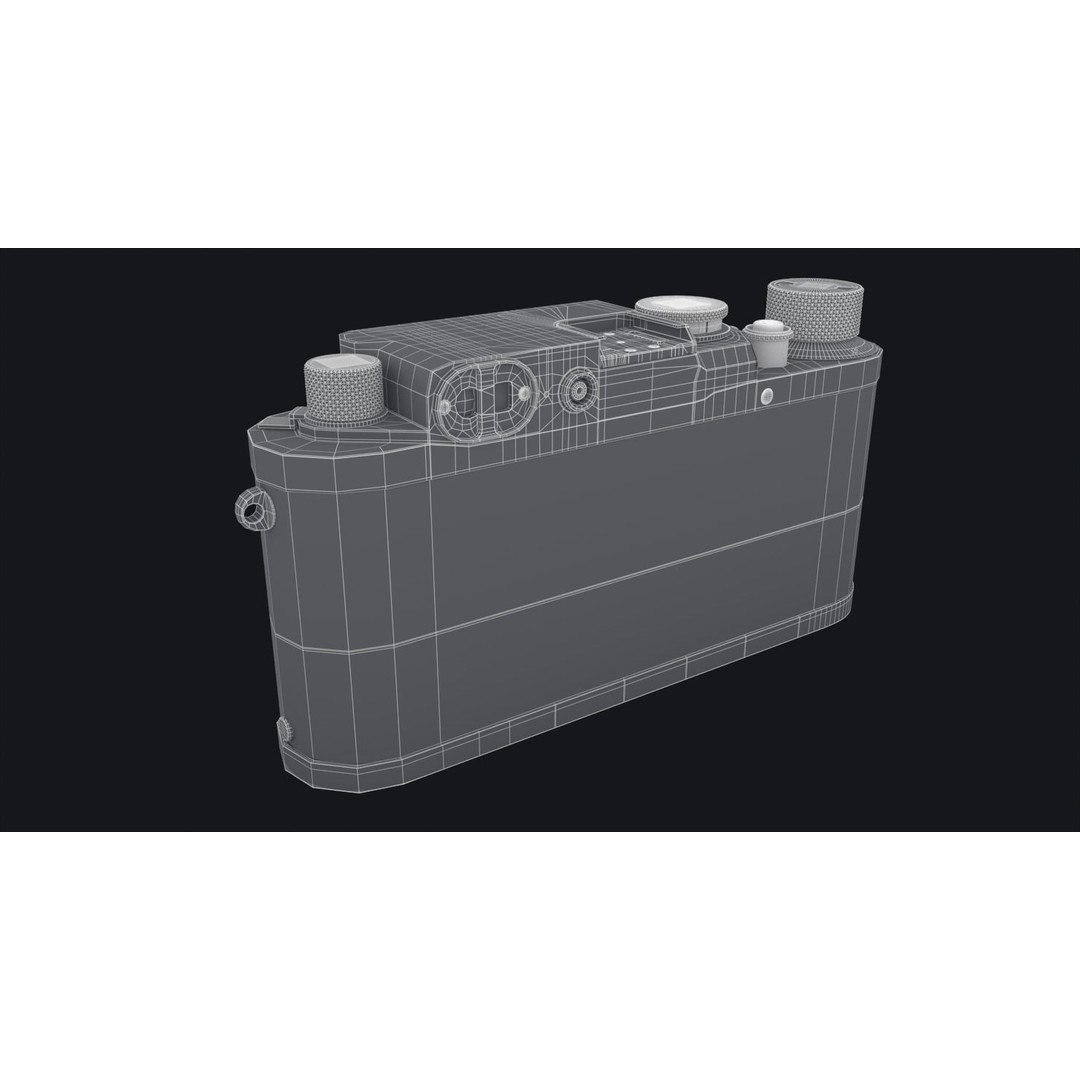 Leica III 3D Model – High Poly Vintage Camera with PBR Textures - View 20