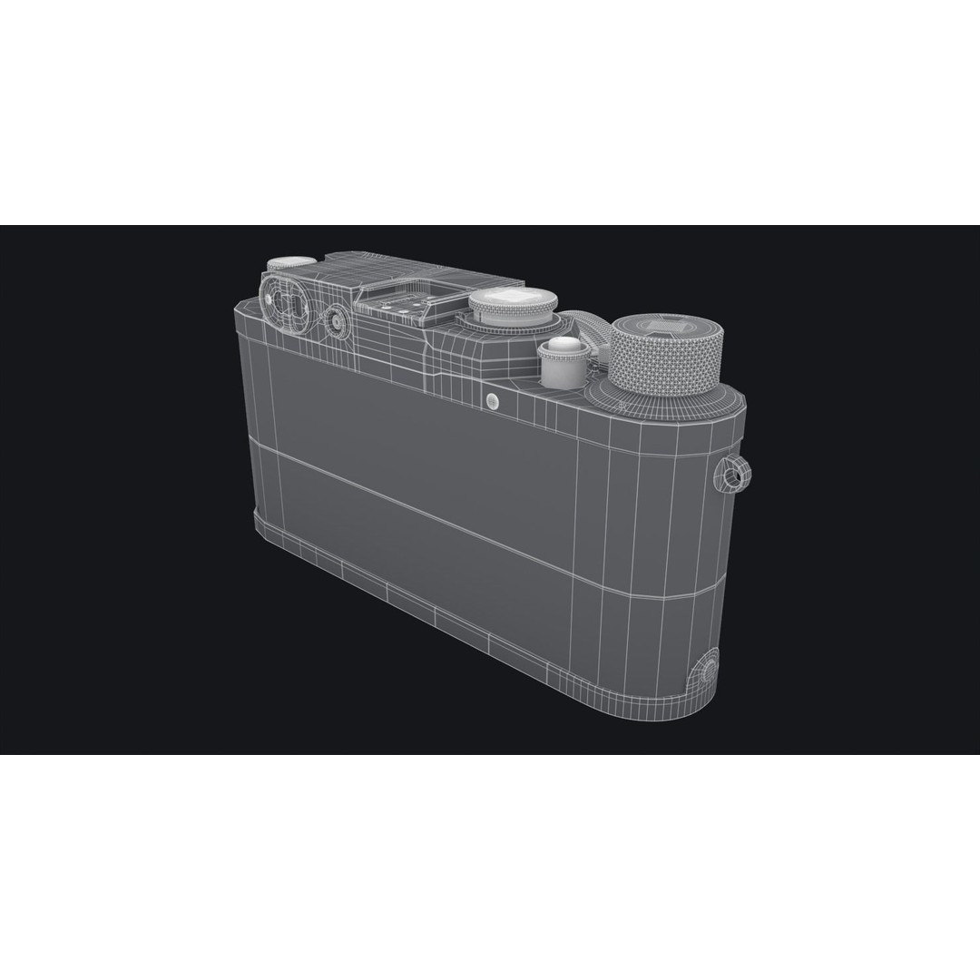 Leica III 3D Model – High Poly Vintage Camera with PBR Textures - View 21