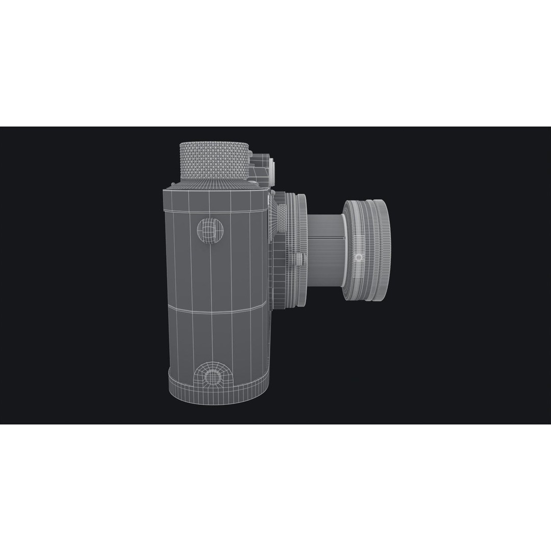 Leica III 3D Model – High Poly Vintage Camera with PBR Textures - View 25