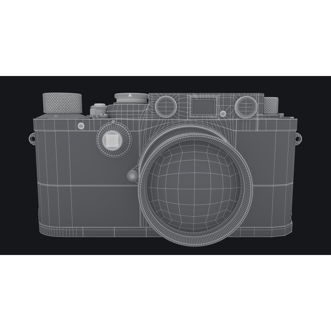 Leica III 3D Model – High Poly Vintage Camera with PBR Textures - View 26