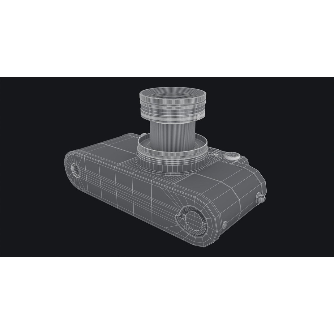 Leica III 3D Model – High Poly Vintage Camera with PBR Textures - View 27