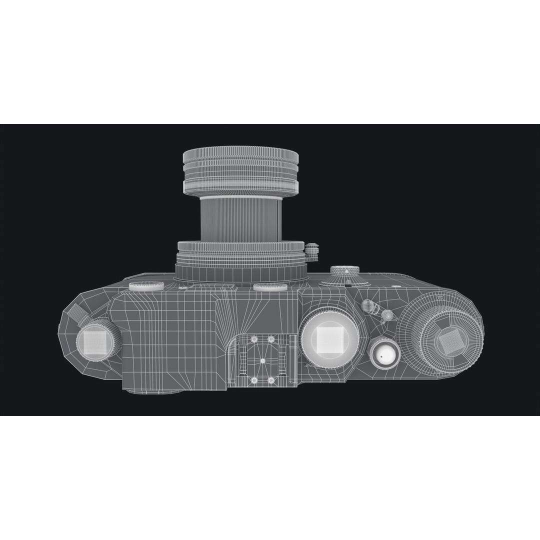 Leica III 3D Model – High Poly Vintage Camera with PBR Textures - View 28