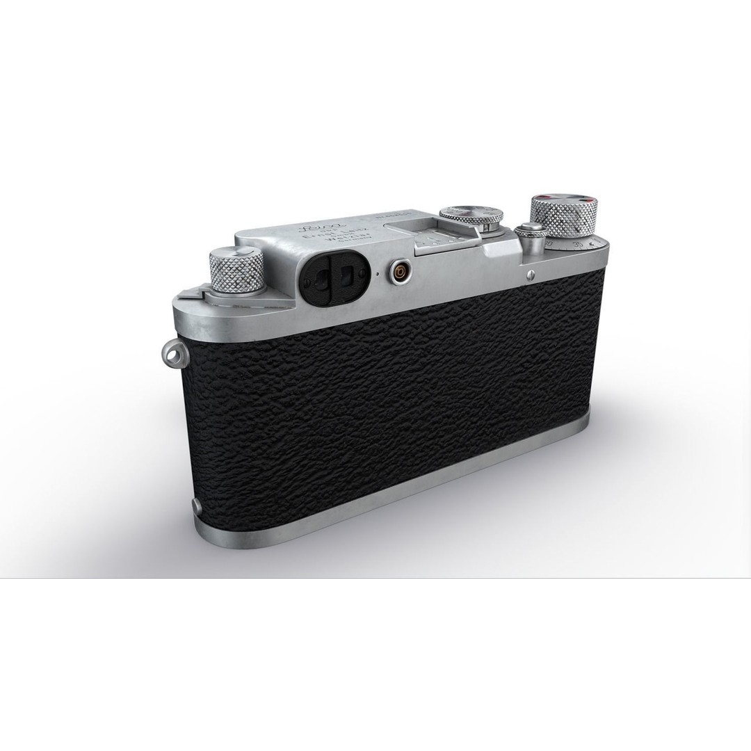 Leica III 3D Model – High Poly Vintage Camera with PBR Textures - View 3