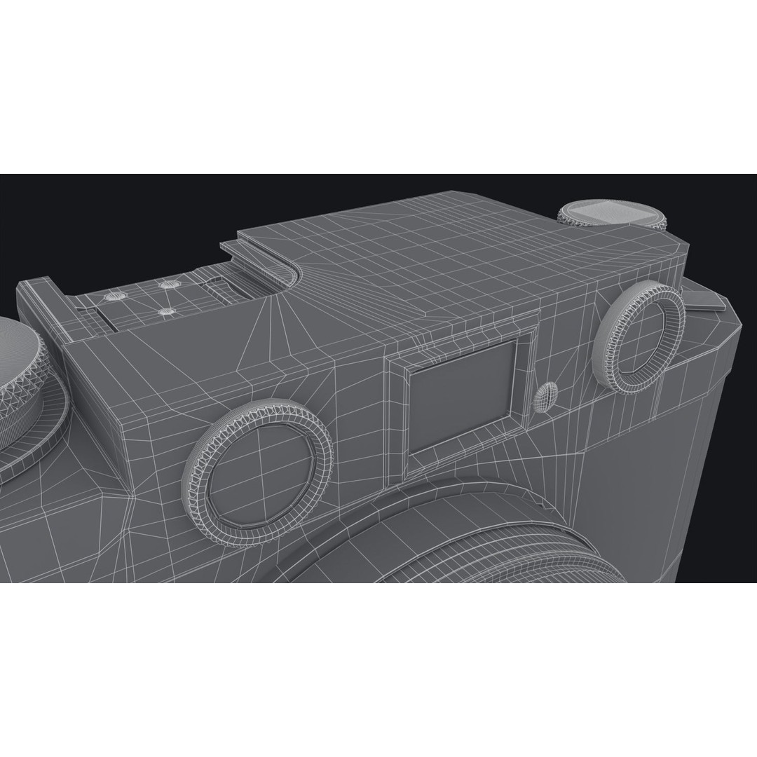 Leica III 3D Model – High Poly Vintage Camera with PBR Textures - View 30