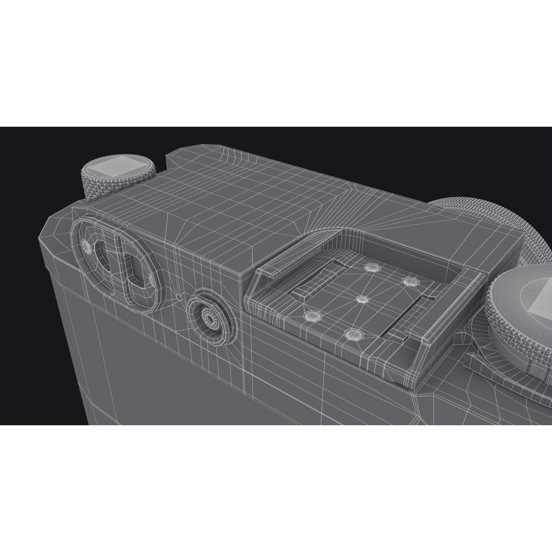 Leica III 3D Model – High Poly Vintage Camera with PBR Textures - View 31