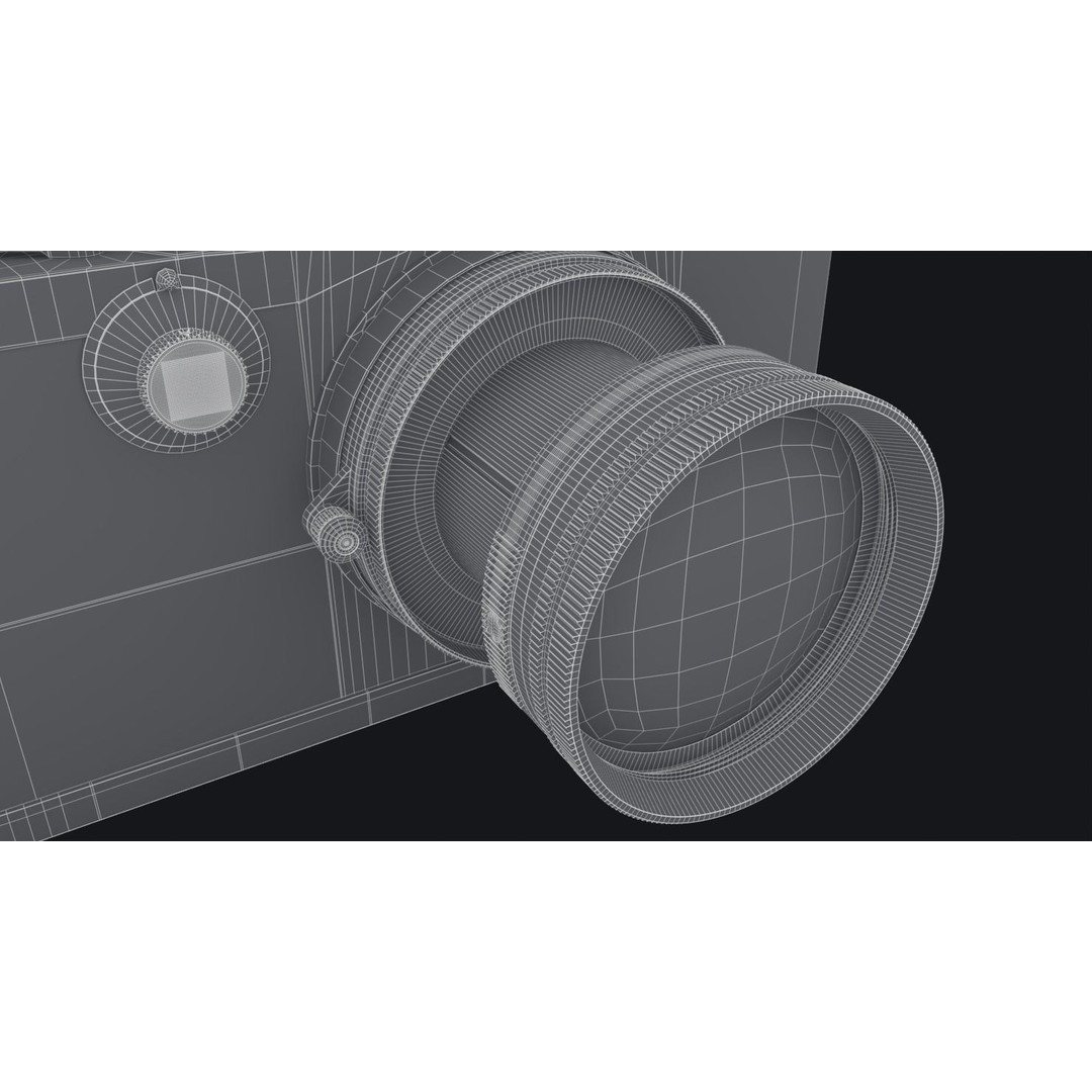Leica III 3D Model – High Poly Vintage Camera with PBR Textures - View 33