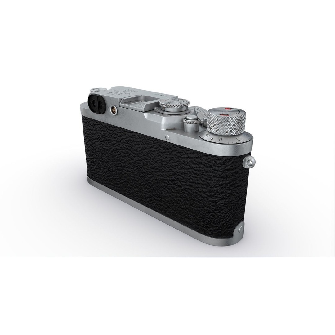 Leica III 3D Model – High Poly Vintage Camera with PBR Textures - View 4