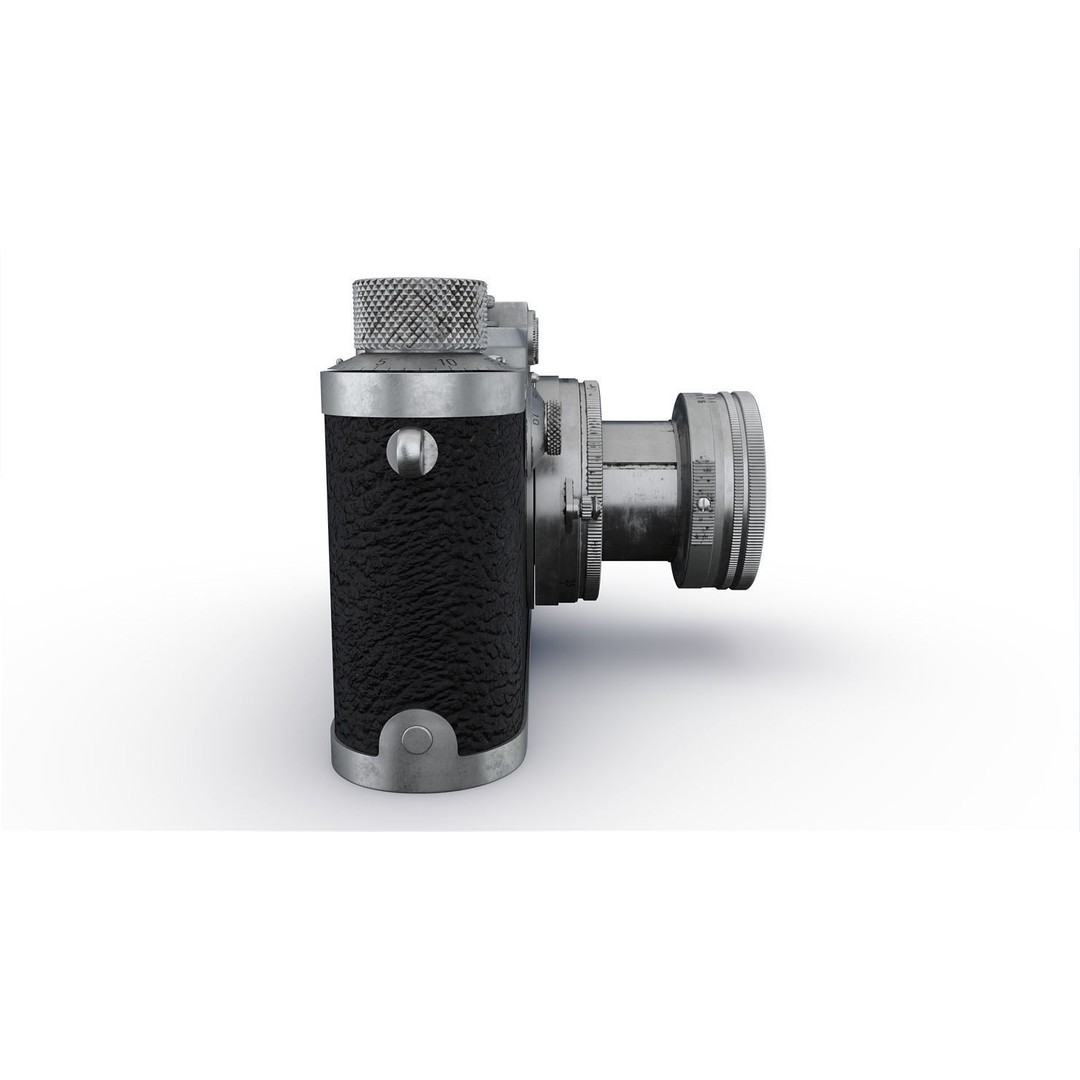 Leica III 3D Model – High Poly Vintage Camera with PBR Textures - View 8