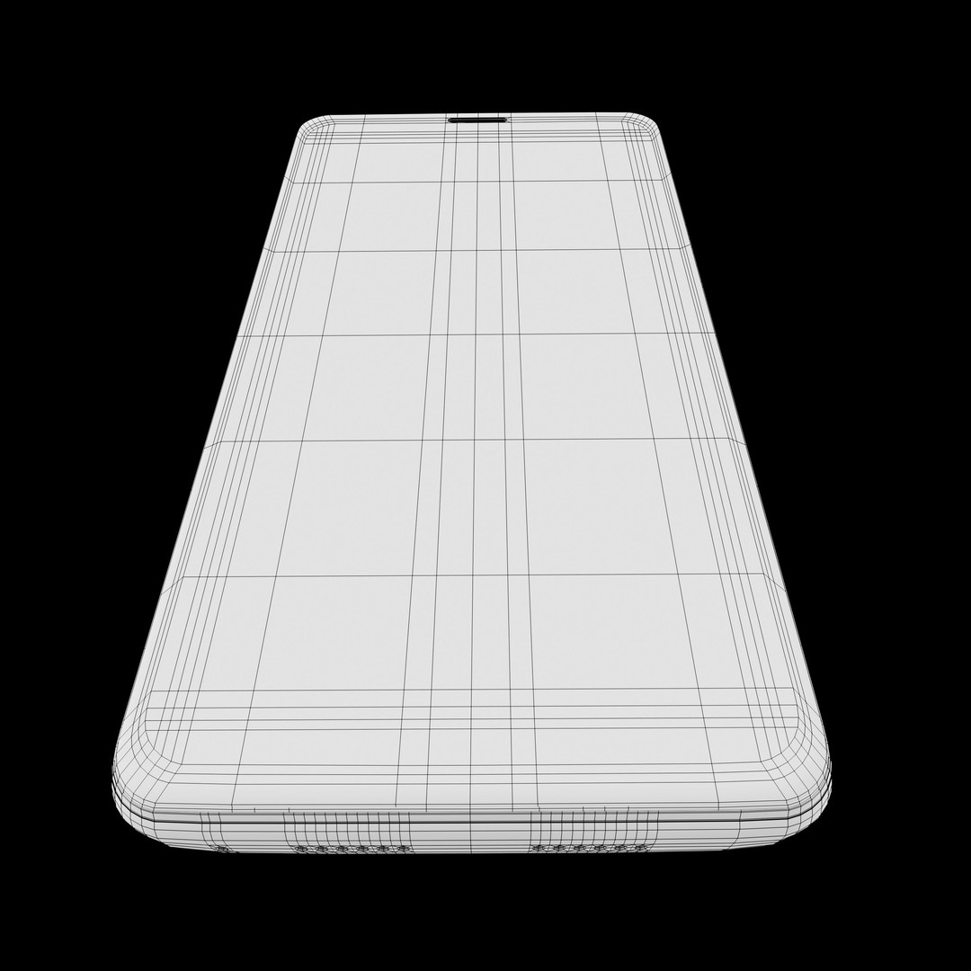 Android Smartphone 3D Model – Generic Design, Redshift Textures, FBX/OBJ - View 13