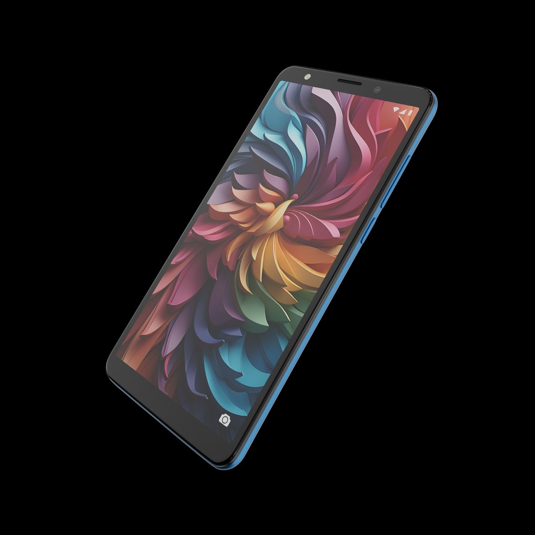 Android Smartphone 3D Model – Generic Design, Redshift Textures, FBX/OBJ - View 17