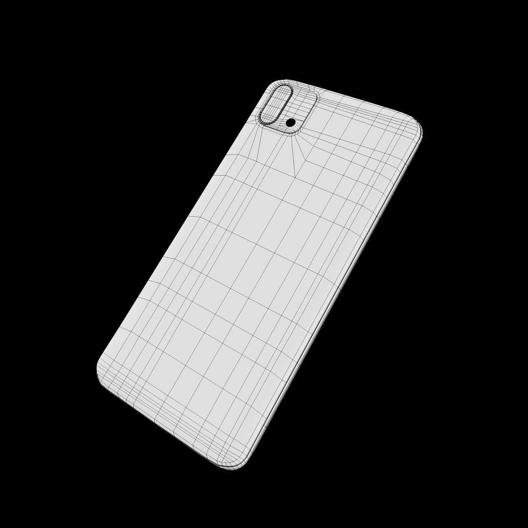 Android Smartphone 3D Model – Generic Design, Redshift Textures, FBX/OBJ - View 7