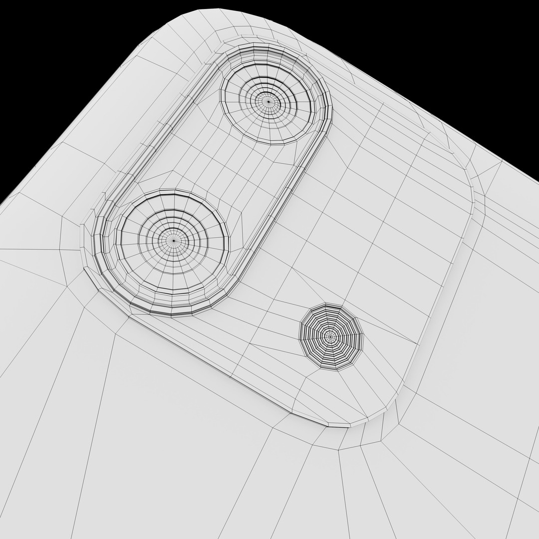 Android Smartphone 3D Model – Generic Design, Redshift Textures, FBX/OBJ - View 9