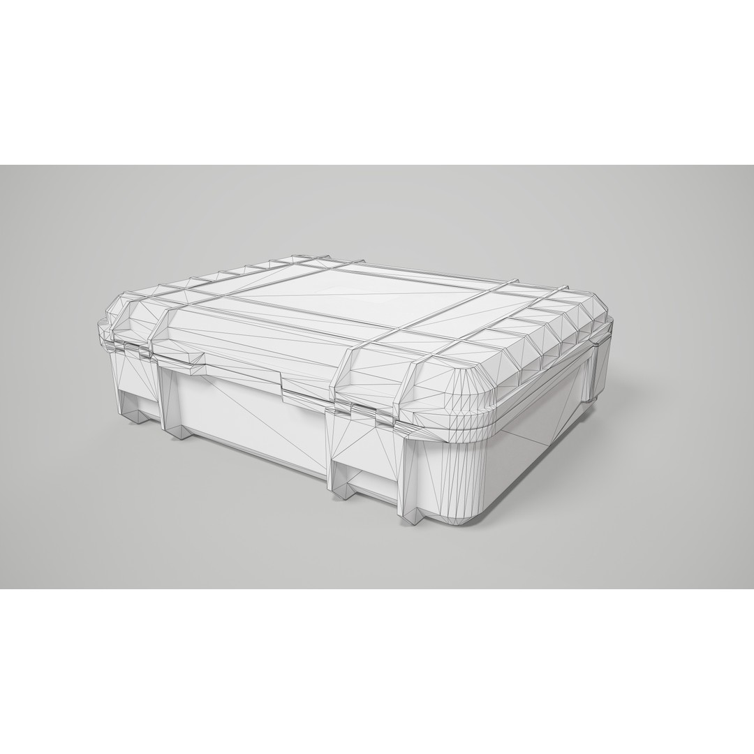 Hard Case 3D Model – Low Poly Game Asset, PBR Textures, FBX - View 13