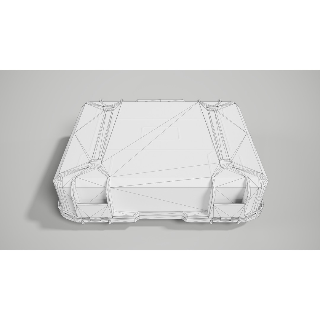 Hard Case 3D Model – Low Poly Game Asset, PBR Textures, FBX - View 14
