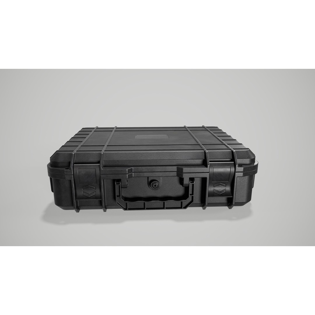 Hard Case 3D Model – Low Poly Game Asset, PBR Textures, FBX - View 3